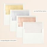 "Ohio Love Location" - Save the Dates in Wedding Dress by Heather Buchma - Slip-In Envelope Liners