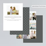 "Special Snapshots" - Save the Dates in Charcoal by Bethan - Back of Card