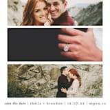 "Special Snapshots" - Save the Dates in Charcoal by Bethan - Close-Up