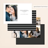 "No Nonsense" - Save the Dates in Lily by Ashley Rosenbaum - Back of Card