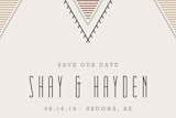 "Sedona" - Save the Dates in Charcoal by Amber Barkley - Close-Up