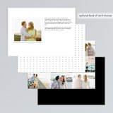 "Forever Love" - Save the Dates in Cloud by Christine Taylor - Back of Card