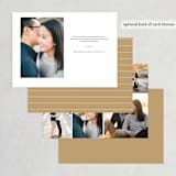 "Simply bliss" - Save the Dates in Pebble by Anelle Mostert - Back of Card