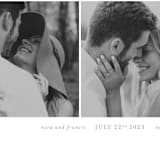 "Simply bliss" - Save the Dates in Pebble by Anelle Mostert - Close-Up