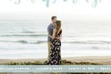 "It's Happening" - Save the Dates in Ocean by Carolyn Kach - Close-Up