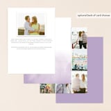 "Ombre" - Save the Dates in Lilac by Roxy Cervantes - Back of Card