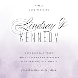 "Ombre" - Save the Dates in Lilac by Roxy Cervantes - Close-Up