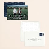 "Casual Type" - Save the Dates in Cloud by Ashley Rosenbaum - Assembled