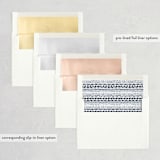 "Favorite Photo" - Save the Dates in Denim by Jody Wody - Slip-In Envelope Liners