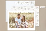"Soft Script" - Save the Dates in Meadow by Lorent and Leif - Assembled