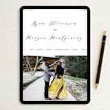 "Elegant Monogram" - Save the Dates in Berry by Simona Camp - FREE Wedding Website