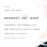 "water garden" - Save the Dates in Indigo by Angela Marzuki - Close-Up