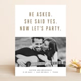 "Marquee" - Save the Dates in Golden by Jody Wody - Front