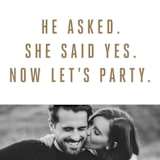 "Marquee" - Save the Dates in Golden by Jody Wody - Close-Up