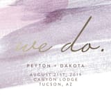 "Canyon" - Save the Dates in Orchid by Kelly Nasuta - Close-Up