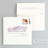 "Canyon" - Save the Dates in Orchid by Kelly Nasuta - FREE Recipient Addressing