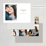 "Eternity" - Save the Dates in Quartz by Jessica Williams - Back of Card