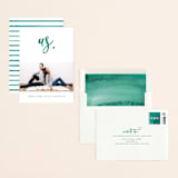 "Simply Us" - Save the Dates in Forest by Jessica Maslyn - Assembled