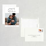 "Modern Love" - Save the Dates in Tuxedo by Christine Taylor - Assembled