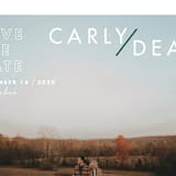 "Modern Expression" - Save the Dates in Spruce by Keen Peachy - Close-Up