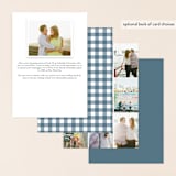 "make it merrier" - Save the Dates in Midnight by Jula Paper Co. - Back of Card