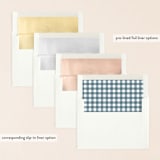 "make it merrier" - Save the Dates in Midnight by Jula Paper Co. - Slip-In Envelope Liners