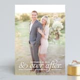 "and Ever After" - Save the Dates in Cloud by Kim Dietrich Elam - Front