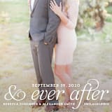 "and Ever After" - Save the Dates in Cloud by Kim Dietrich Elam - Close-Up