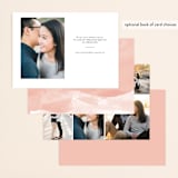 "Headlining Announcement" - Save the Dates in Midnight by Katy Shen - Back of Card