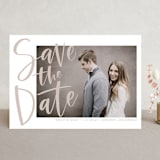 "simple love" - Save the Dates in Tan by Alicia Schultz - Front