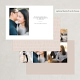 "simple love" - Save the Dates in Tan by Alicia Schultz - Back of Card