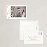 "simple love" - Save the Dates in Tan by Alicia Schultz - Assembled