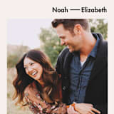 "Heritage" - Save the Dates in Taupe by Melissa Egan of Pistols - Close-Up