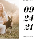 "Vivian" - Save the Dates in Diamond by Jen Banks - Close-Up