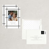 "Keepsake" - Save the Dates in Charcoal by Carly Reed Walker - Assembled