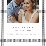 "Keepsake" - Save the Dates in Charcoal by Carly Reed Walker - Close-Up