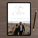 "A Whisper" - Save the Dates in Pearl by Erin L. Wilson - FREE Wedding Website