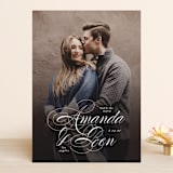 "Nestled" - Save the Dates in Cream by Roxy Cervantes - Front