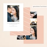 "Nestled" - Save the Dates in Cream by Roxy Cervantes - Back of Card