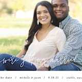 "Getting Married!" - Save the Dates in Tuxedo by Christine Taylor - Close-Up