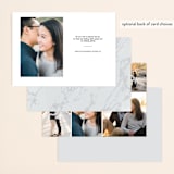 "Initial Here" - Save the Dates in Fog by Jennifer Lew - Back of Card