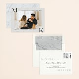 "Initial Here" - Save the Dates in Fog by Jennifer Lew - Assembled