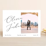 "Modern day names" - Save the Dates in Onyx by Heather Francisco - Front