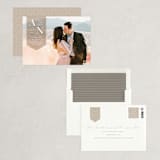 "Modeco" - Save the Dates in Mink by Jennifer Lew - Assembled