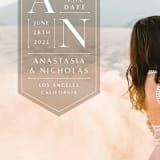 "Modeco" - Save the Dates in Mink by Jennifer Lew - Close-Up