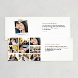 "Layers of Love" - Save the Dates in Golden by Shari Margolin - Interior Options