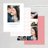 "uptick" - Save the Dates in Ballet by Robin Ott - Back of Card