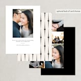 "Booked" - Save the Dates in Ink by Mere Paper - Back of Card