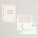 "Booked" - Save the Dates in Ink by Mere Paper - Assembled