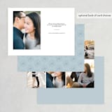 "Madison" - Save the Dates in Northern Sky by Kate Ross - Back of Card